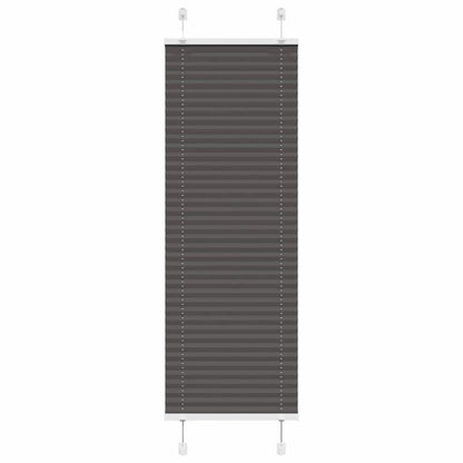 Plissé rolgordijn 50x150 cm stofbreedte 49,4 cm polyester zwart