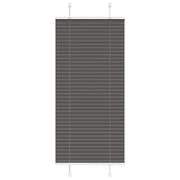 Plissé rolgordijn 55x150 cm zwart polyester