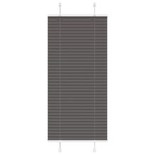 Plissé rolgordijn 60x150 cm stofbreedte 59,4 cm polyester zwart