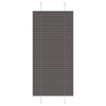 Plissé rolgordijn 65x150 cm stofbreedte 64,4 cm polyester zwart