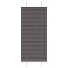 Plissé rolgordijn 65x64.4 cm polyester zwart