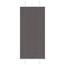 Plissé rolgordijn 65x150 cm stofbreedte 64,4 cm polyester zwart