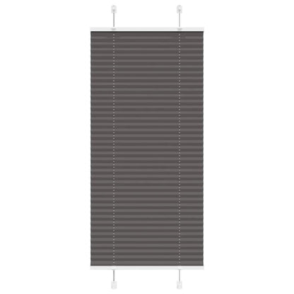 Plissé rolgordijn 65x150 cm stofbreedte 64,4 cm polyester zwart