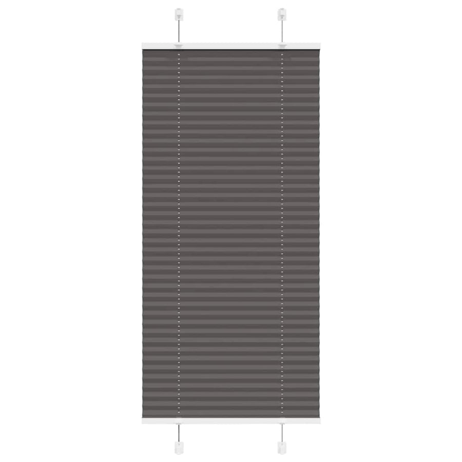 Plissé rolgordijn 65x150 cm stofbreedte 64,4 cm polyester zwart
