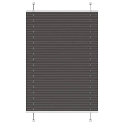 Plissé rolgordijn 95x150 cm stofbreedte 94,4 cm polyester zwart
