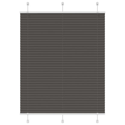 Plissé rolgordijn 105x150cm stofbreedte 104,4cm polyester zwart