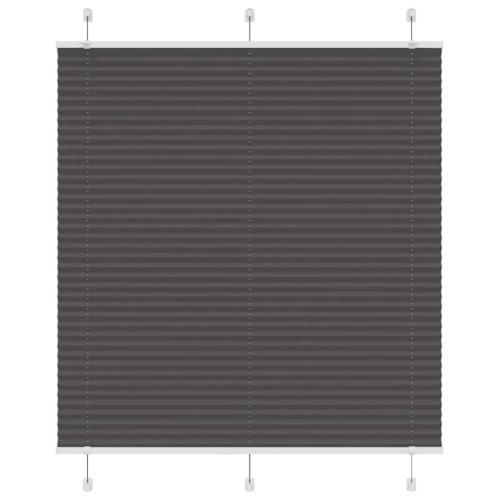 Plissé rolgordijn 115x150cm stofbreedte 114,4cm polyester zwart