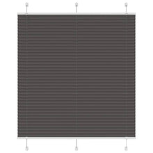 Plissé rolgordijn 115x150cm stofbreedte 114,4cm polyester zwart