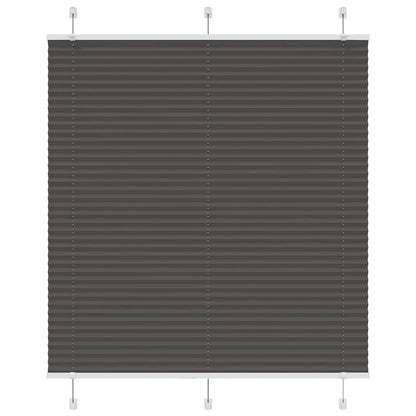 Plissé rolgordijn 115x150cm stofbreedte 114,4cm polyester zwart