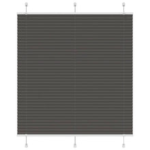 Plissé rolgordijn 120x150cm stofbreedte 119,4cm polyester zwart