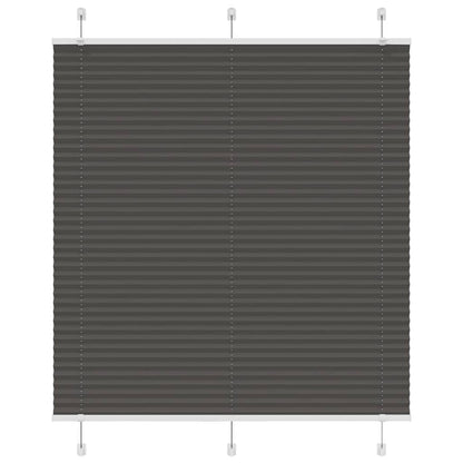 Plissé rolgordijn 120x150cm stofbreedte 119,4cm polyester zwart