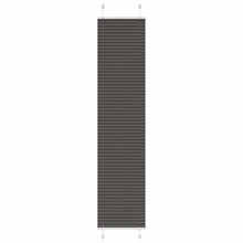 Plissé rolgordijn 40x200 cm stofbreedte 39,4 cm polyester zwart