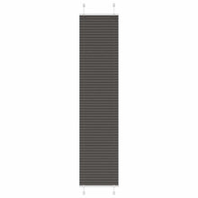 Plissé rolgordijn 45x200 cm stofbreedte 44,4 cm polyester zwart