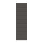 Pleated roller blind 55x200 cm fabric width 54.4 cm polyester black