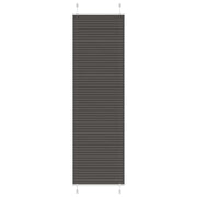 Plissé rolgordijn 65x200 cm stofbreedte 64,4 cm zwart