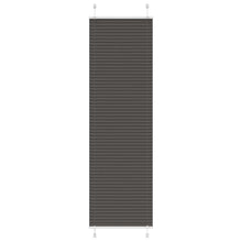Plissé rolgordijn 65x200 cm stofbreedte 64,4 cm polyester zwart