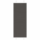 Pleated roller blind 70x200 cm fabric width 69.4 cm polyester black