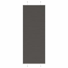 Plissé rolgordijn 70x200 cm stofbreedte 69,4 cm polyester zwart