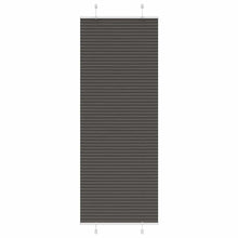 Plissé rolgordijn 80x200 cm stofbreedte 79,4 cm polyester zwart