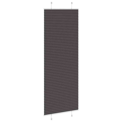 Plissé rolgordijn 80x200 cm stofbreedte 79,4 cm polyester zwart