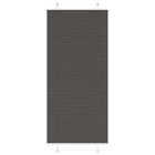 Pleated blind 85x200 cm fabric width 84.4 cm polyester black