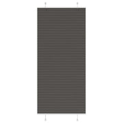 Pleated blind 85x200 cm fabric width 84.4 cm polyester black
