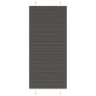 Pleated blind 90x200 cm fabric width 89.4 cm polyester black