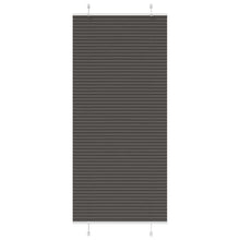 Plissé rolgordijn 90x200 cm stofbreedte 89,4 cm polyester zwart