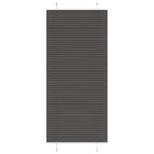Pleated roller blind 95x200 cm fabric width 94.4 cm polyester black