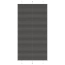 Plissé rolgordijn 105x200cm stofbreedte 104,4cm polyester zwart