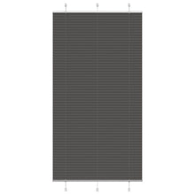 Plissé rolgordijn 110x200cm stofbreedte 109,4cm polyester zwart