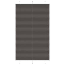Plissé rolgordijn 120x200cm stofbreedte 119,4cm polyester zwart