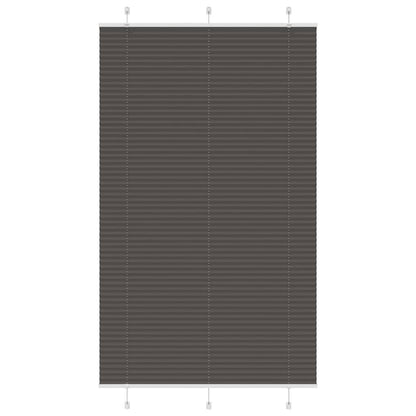 Plissé rolgordijn 120x200cm stofbreedte 119,4cm polyester zwart