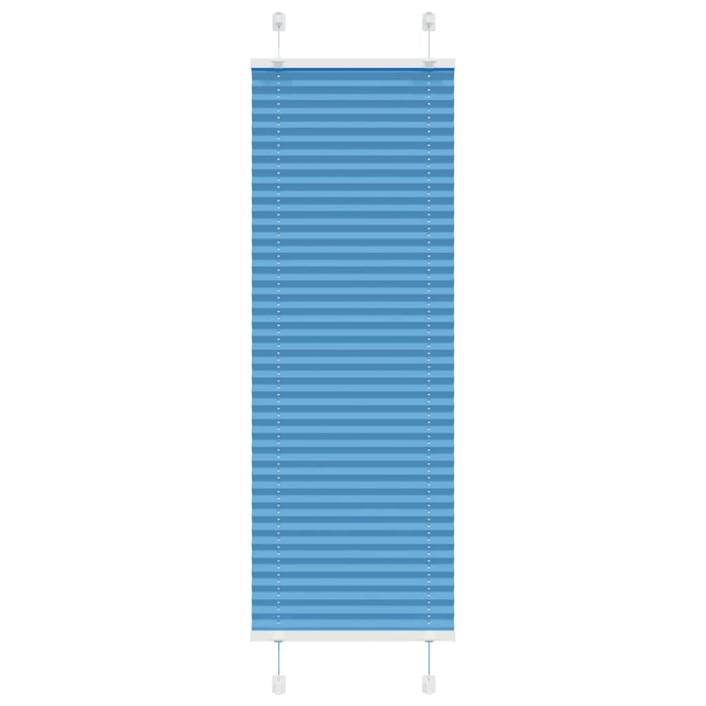 Plissé rolgordijn 40x100 cm stofbreedte 39,4 cm polyester blauw