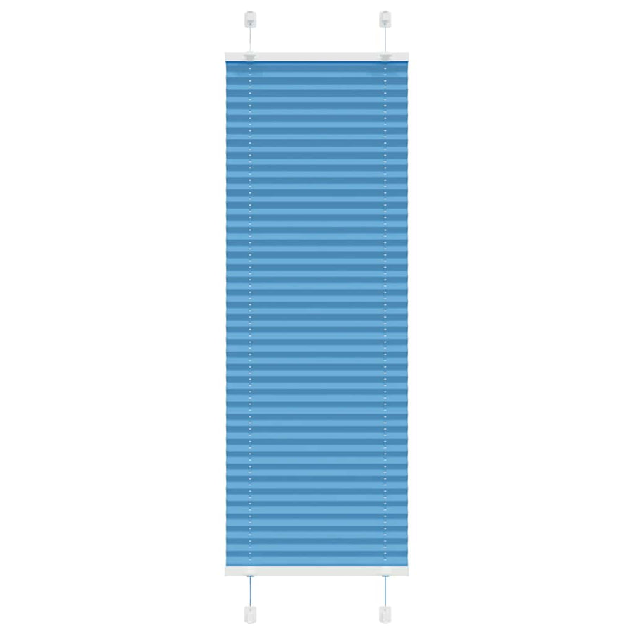 Plissé rolgordijn 40x100 cm stofbreedte 39,4 cm polyester blauw