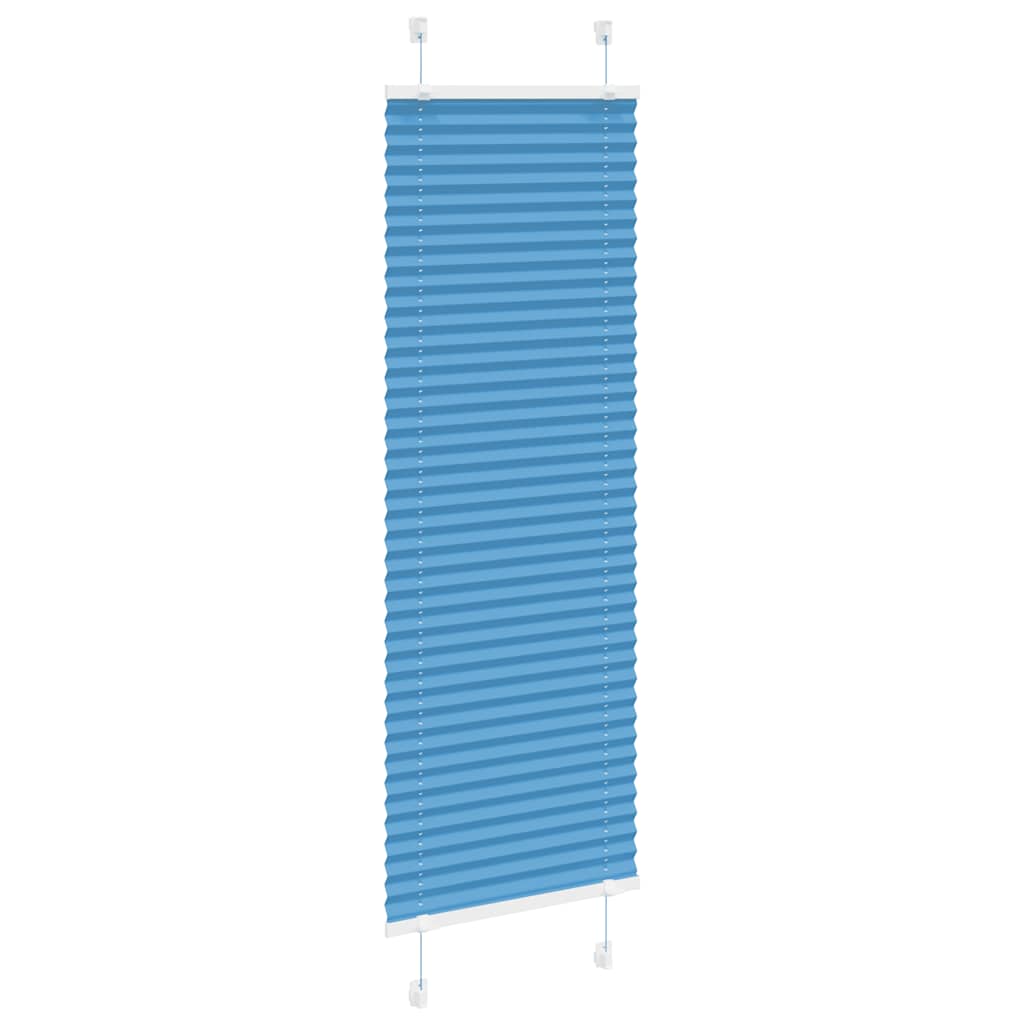 Plissé rolgordijn 40x100 cm stofbreedte 39,4 cm polyester blauw