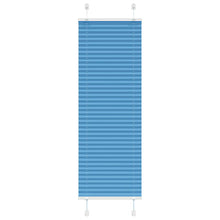 Plissé rolgordijn 45x100 cm stofbreedte 44,4 cm polyester blauw