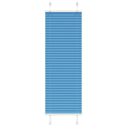 Plissé rolgordijn 45x100 cm stofbreedte 44,4 cm polyester blauw