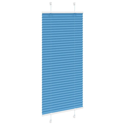 Plissé rolgordijn 60x100 cm stofbreedte 59,4 cm polyester blauw