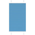 Plissé rolgordijn 70x100 cm blauw polyester