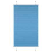 Pleated blind 70x100 cm fabric width 69.4 cm polyester blue