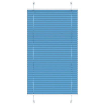 Plissé rolgordijn 70x100 cm stofbreedte 69,4 cm polyester blauw