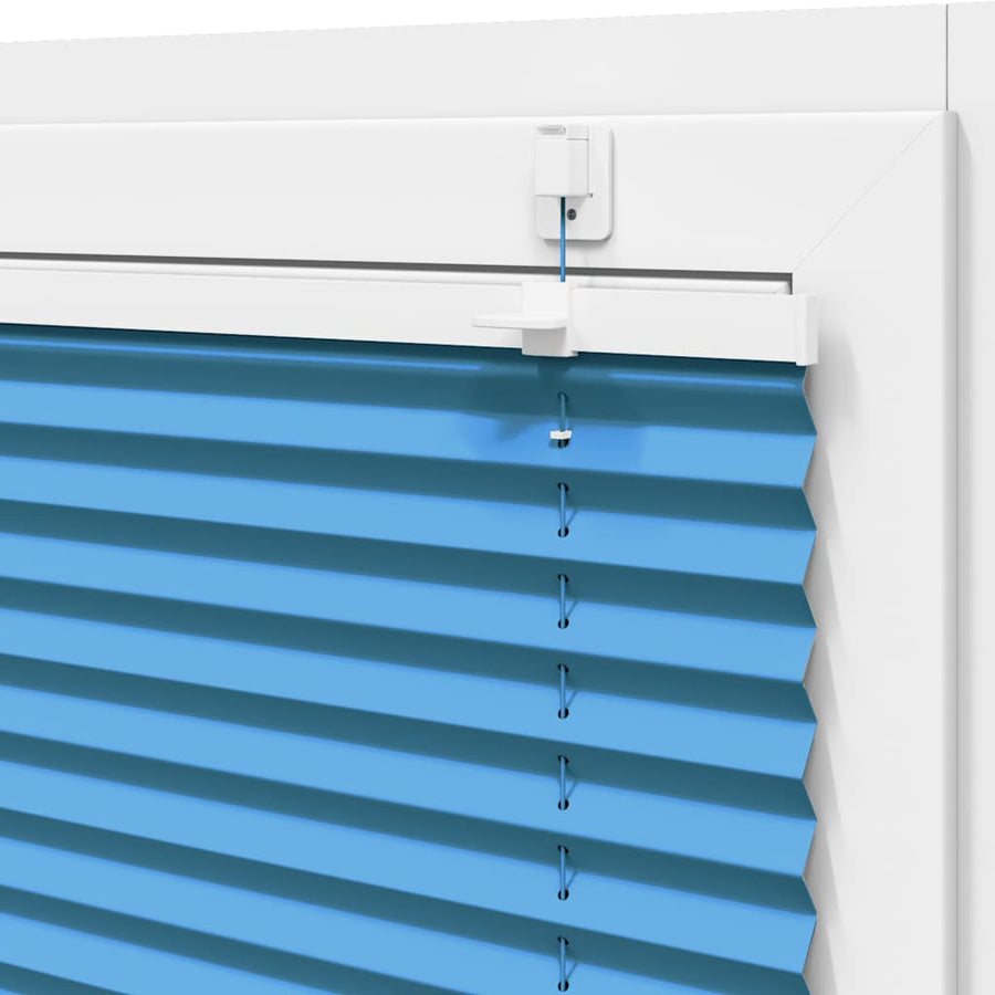Plissé rolgordijn 70x100 cm stofbreedte 69,4 cm polyester blauw