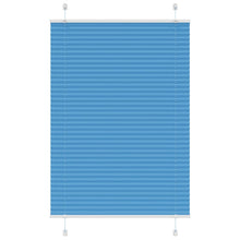 Plissé rolgordijn 95x100 cm stofbreedte 94,4 cm polyester blauw