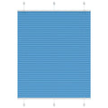 Plissé rolgordijn 110x100cm stofbreedte 109,4cm polyester blauw
