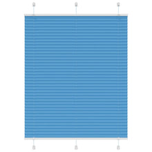 Plissé rolgordijn 110x100cm stofbreedte 109,4cm polyester blauw