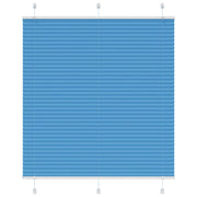 Plissé rolgordijn 115x100cm polyester blauw