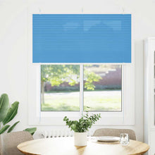 Plissé rolgordijn 120x100cm stofbreedte 119,4cm polyester blauw