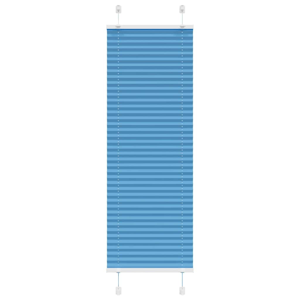 Plissé rolgordijn 40x150 cm stofbreedte 39,4 cm polyester blauw