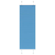 Plissé rolgordijn 40x150 cm blauw polyester